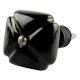 Solid Black Square Ceramic Wine Stopper